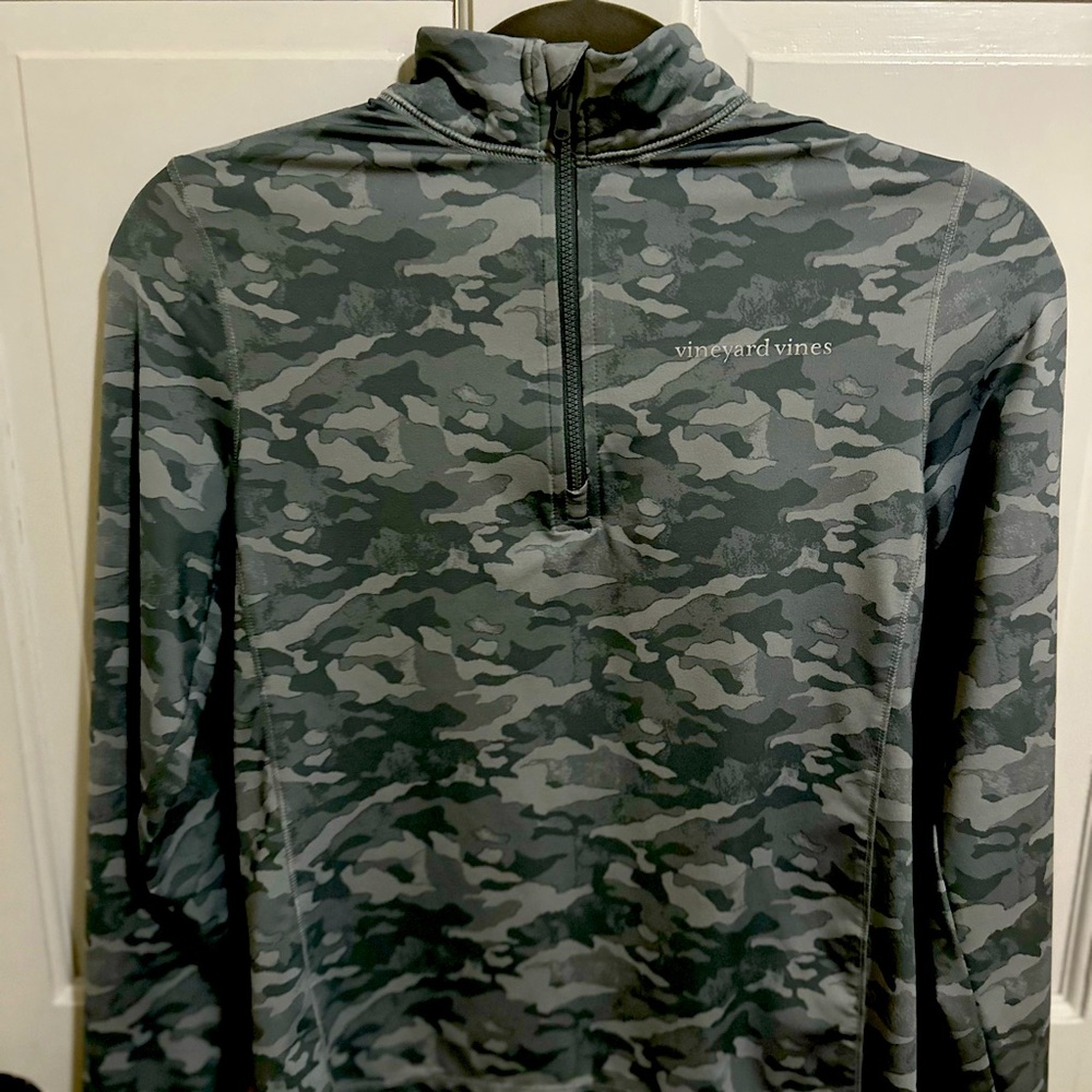 Vineyard Vines Camo Sweatshirt - Gray